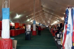 Inside the big Tent
